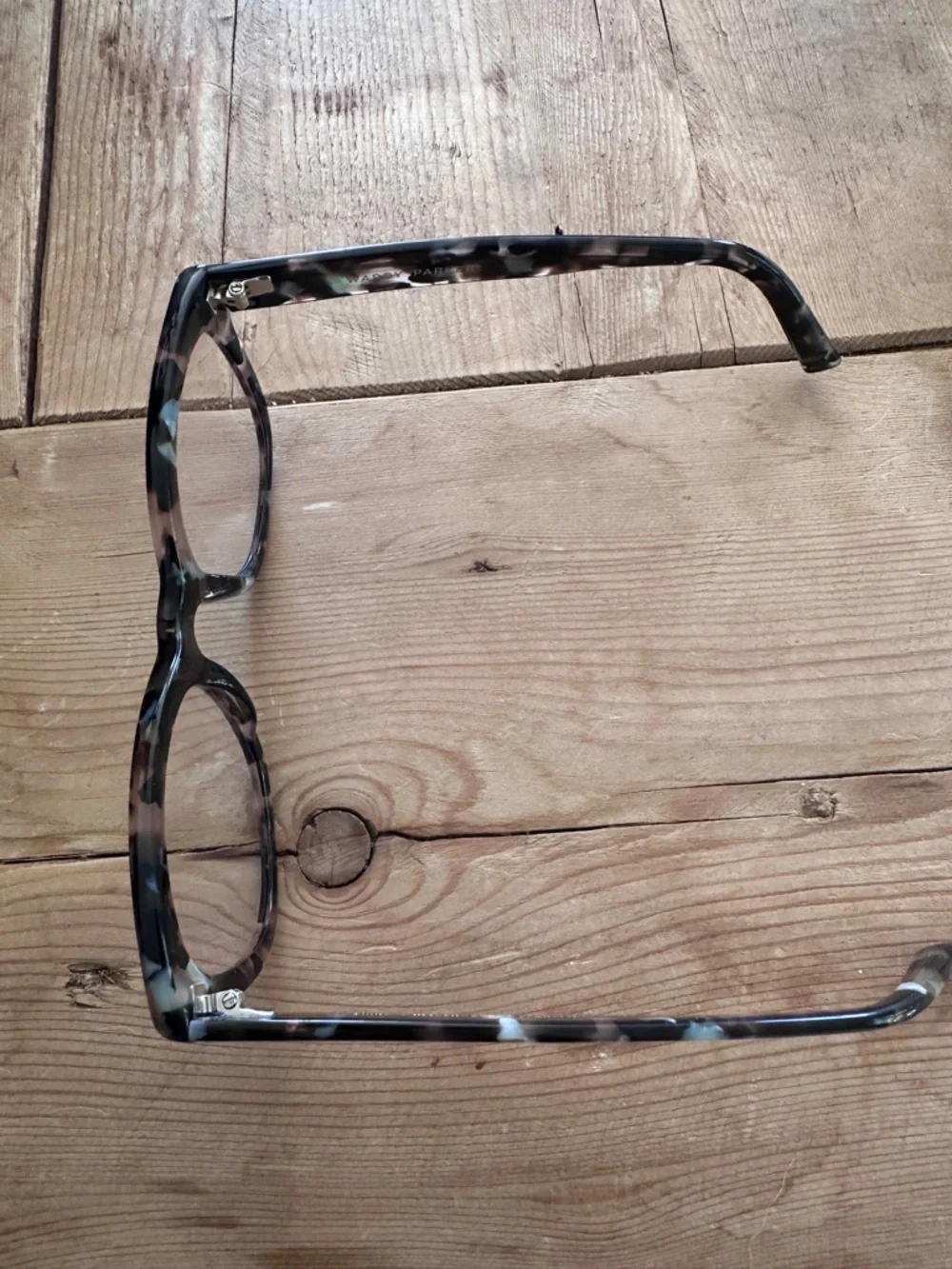 Warby Parker Tatum Smoky Pearl Tortoise Gray Cat-Eye Glasses Frames